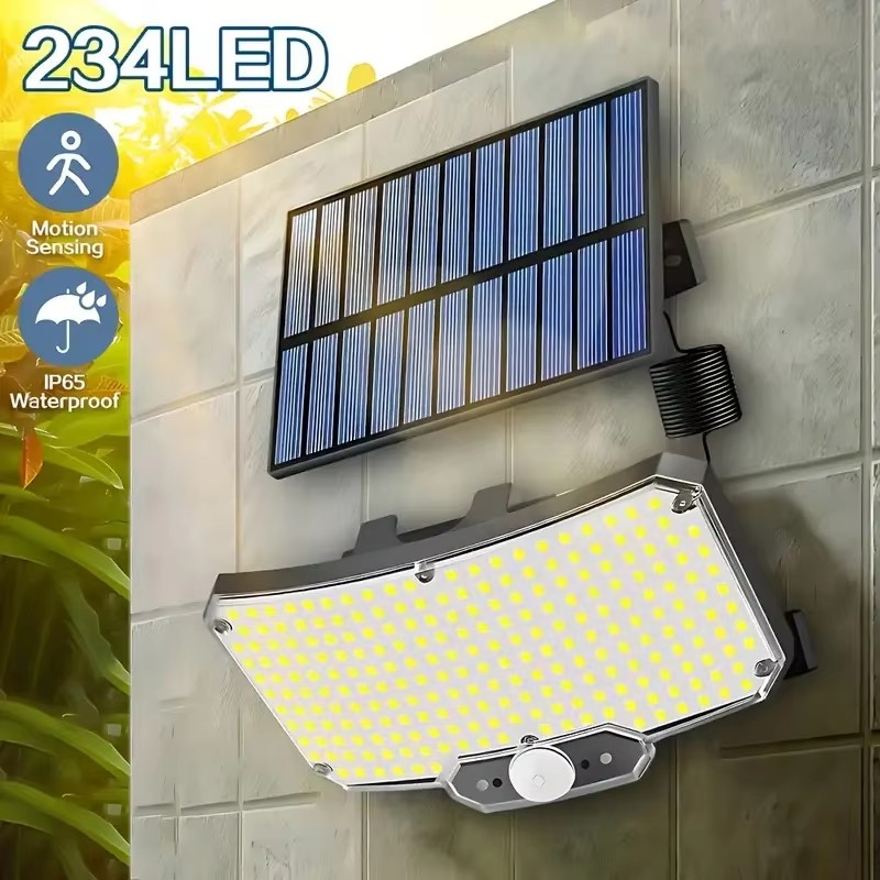 Outdoor Lighting Waterproof - Lampu Luar Ruangan Tenaga Surya 234LED
