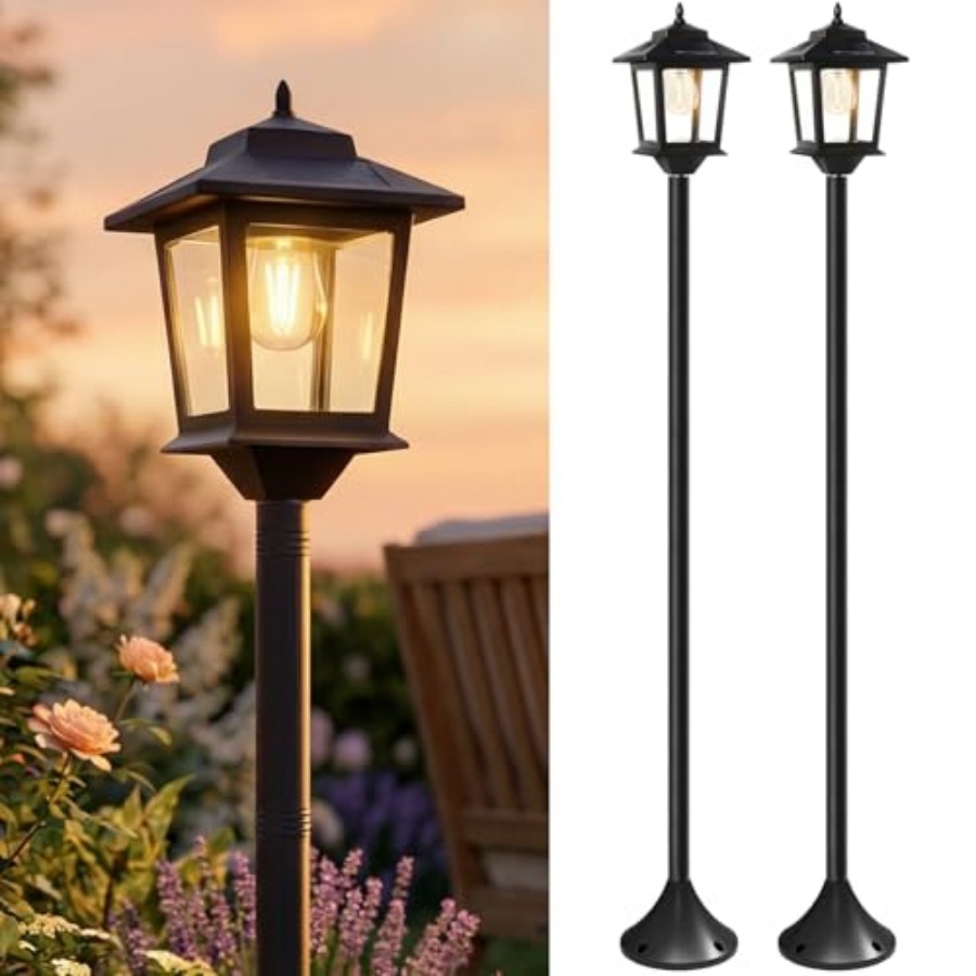 Outdoor Lighting Waterproof - Lampu Tiang Tenaga Surya Luar Ruangan,