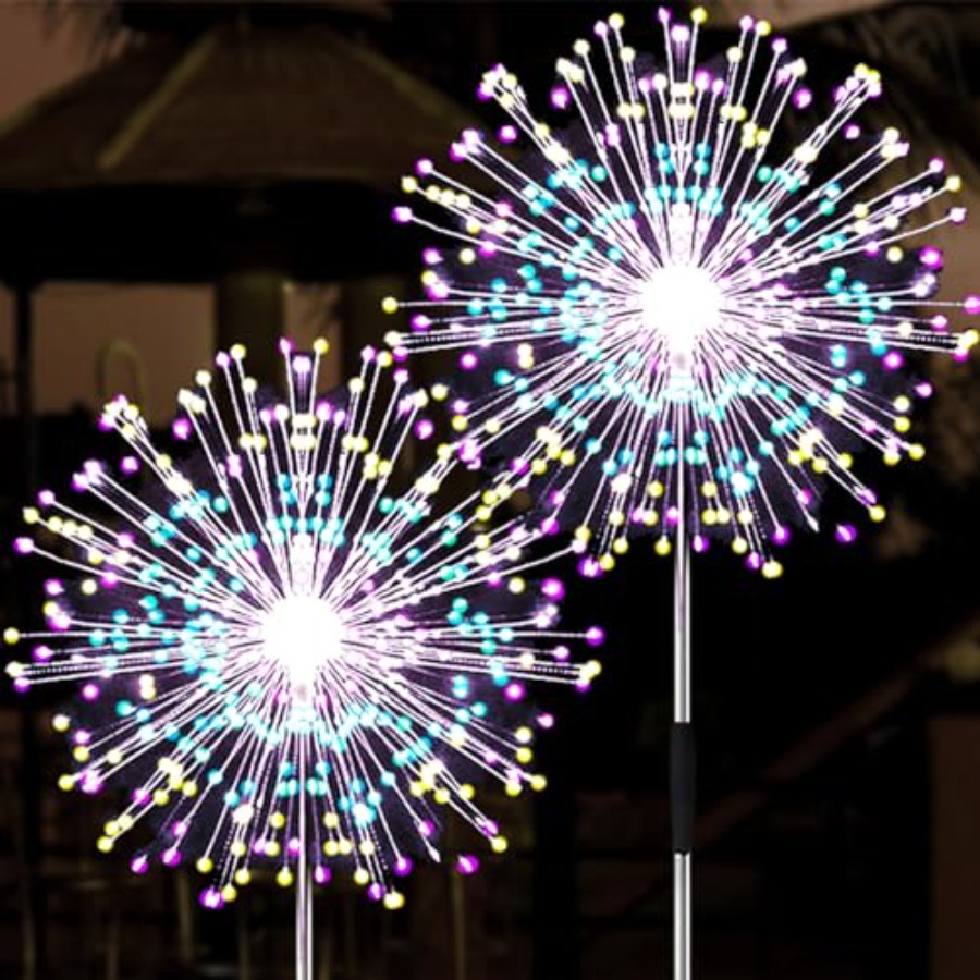Outdoor Lighting Pathway - Lampu Kembang Api Tenaga Surya, Mode