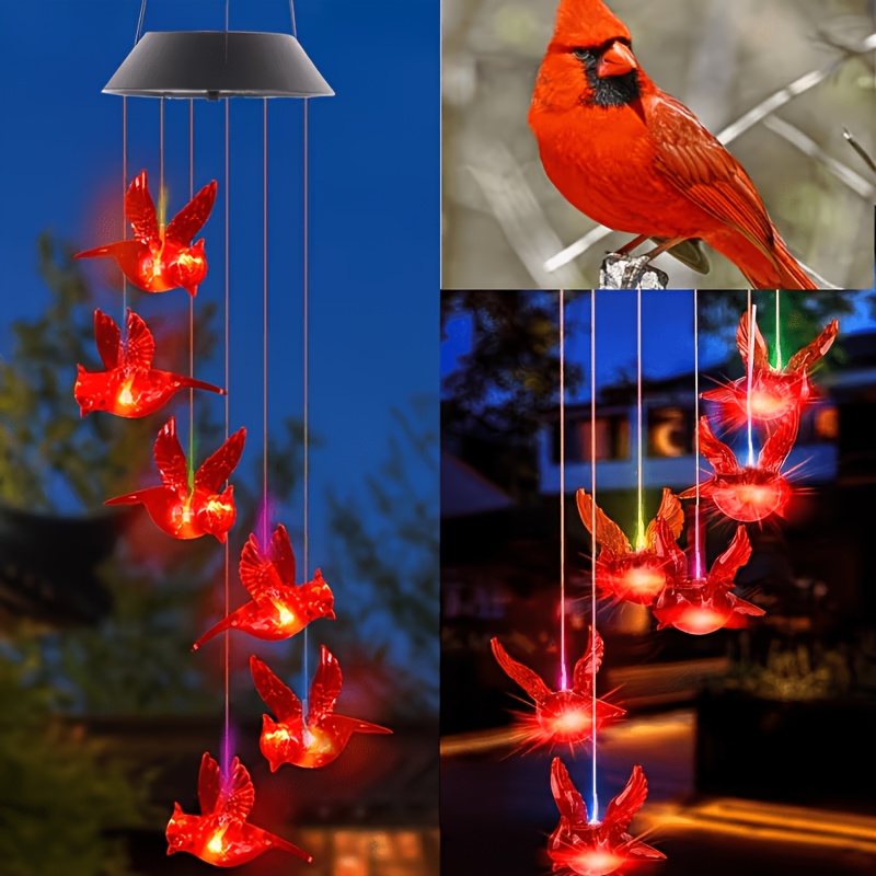 Outdoor Lighting Waterproof - Lampu Lonceng Angin Burung Bercahaya Tenaga