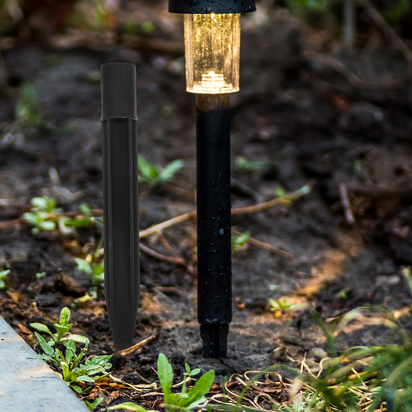 Outdoor Lighting And Landscape - Tiang Penancap untuk Menancapkan Papan Nama,