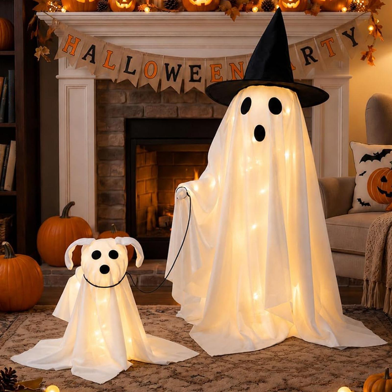 Set Anjing Hantu Berlampu LED  - Outdoor Lighting Effects ulasan dan harga