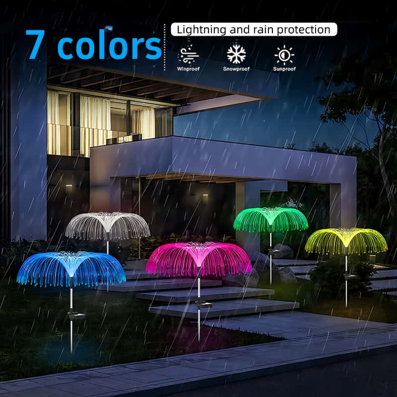 5 Buah Lampu LED Ubur-ubur Ten - Outdoor Lighting Pathway ulasan dan harga