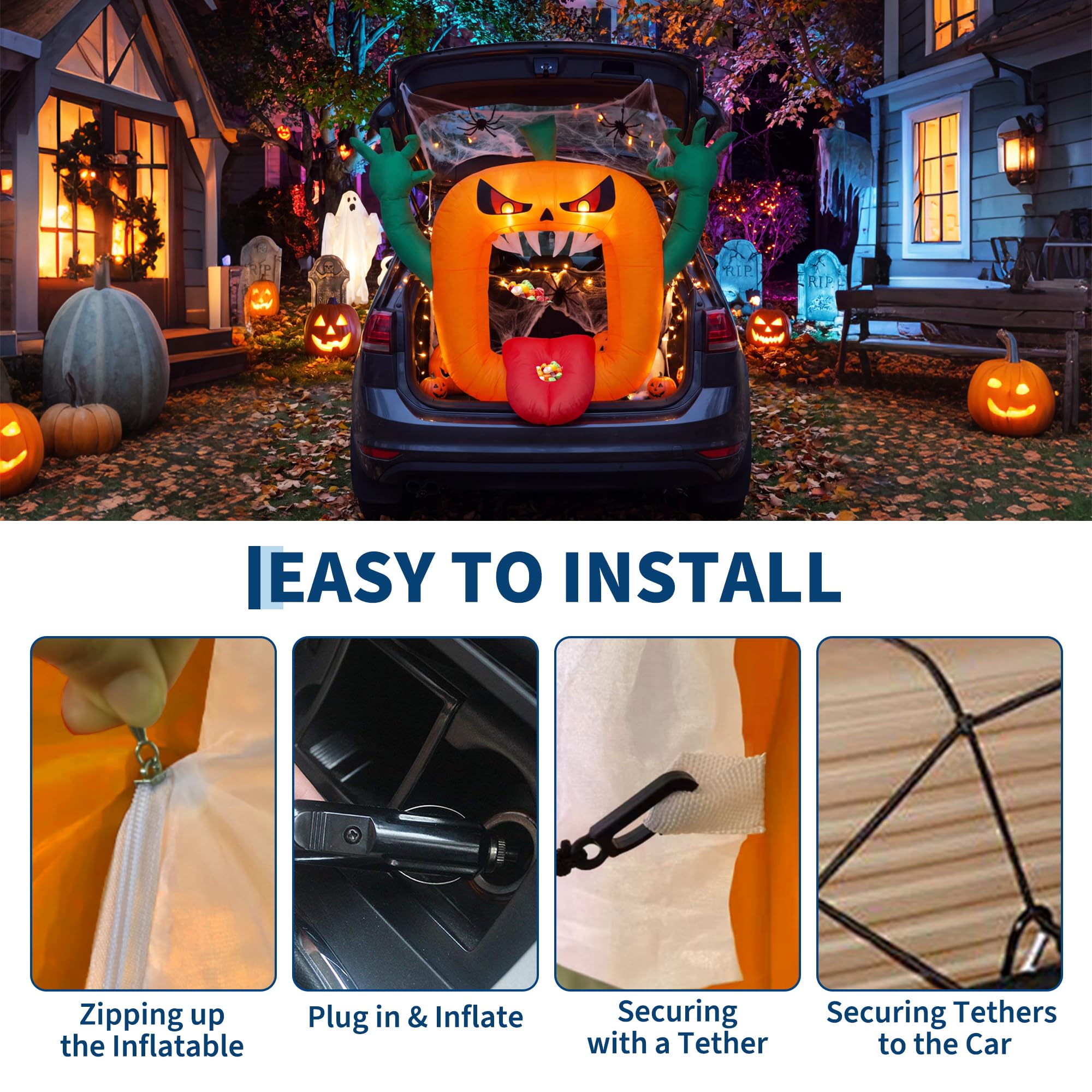 Dekorasi Halloween berbentuk l - Outdoor Lighting Effects ulasan dan harga