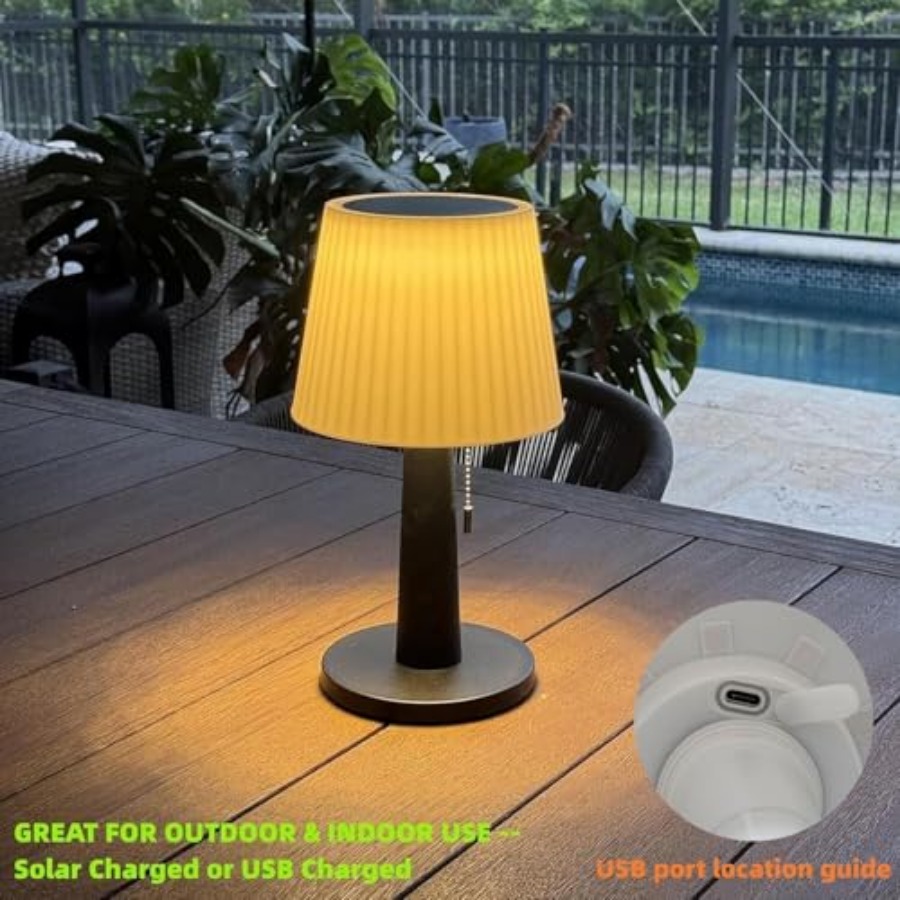Lampu Meja Tenaga Surya Luar R - Outdoor Lighting Waterproof ulasan dan harga